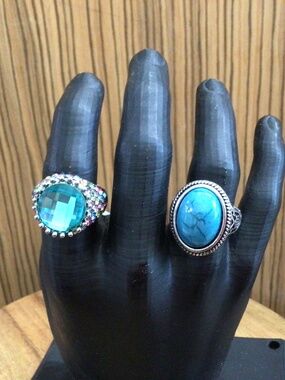 Two Costume jewelry rings. . Both rings are size 8. New with tags.